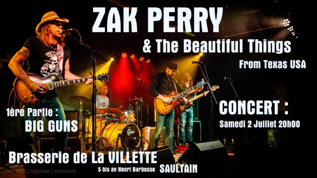 Concert avec Zak Perry