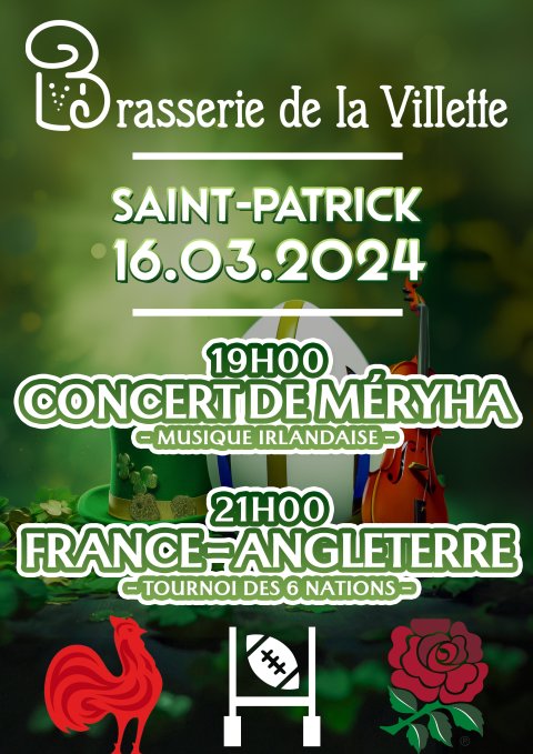 JOURNEE SAINT-PATRICK LE 16 MARS 2024